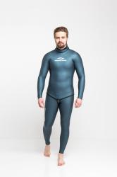 Гидрокостюм Фридайвинг мужской 3мм голый/ультраспан темно-синий Гидрокостюм Фридайвинг мужской 3мм голый/ультраспан темно-синий